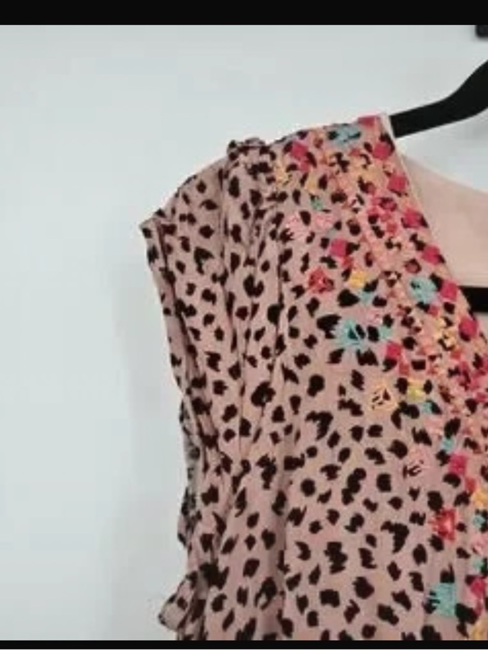 Savanna Jane Dress Women Large Leopard Print embroidered Mid Dress Summer - Picture 4 of 12